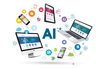 Artificial Intelligence Technology Concept