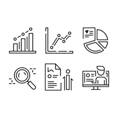 Minimalist Icon Design Collection for Digital Interfaces