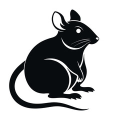 Download Mouse Silhouette Vector Art And Illustration Svg File For Design.