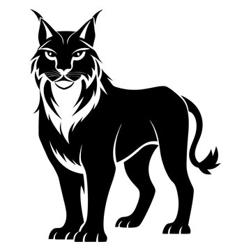 recommend clip art: Download Lynx Vector Silhouette Art And Illustration  Svg File For Design.