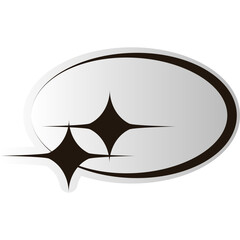 Y2K Holographic Sticker
