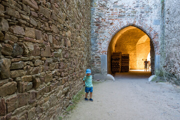 Hrad Pernstejn, Czech Republic -August 20 2024: Castle in the South Morav Region