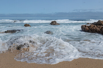 La espuma de las olas, paz y fuerza