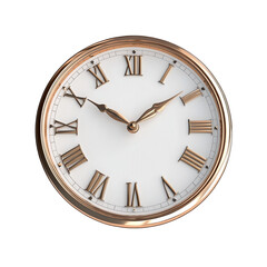 Fototapeta premium Elegant Clock Face with Roman Numerals