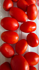 red tomato background