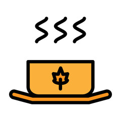 Soup Vector Filled Icon Design