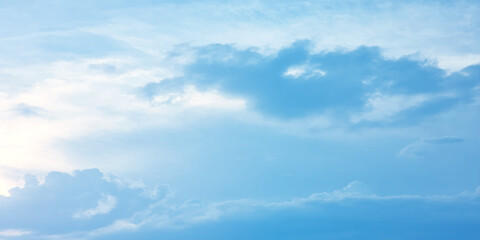 sunny sky blue light watercolor background. Aquarelle painting brush effect card paper textured canvas cloudy smoke space for text, entertaining card, template. aquamarine color graphics illustration