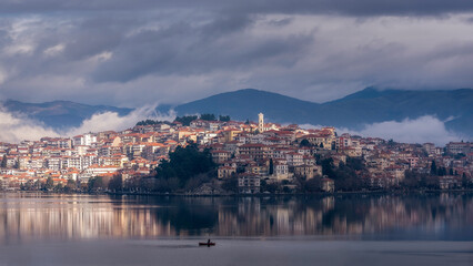 Kastoria lake Greece 