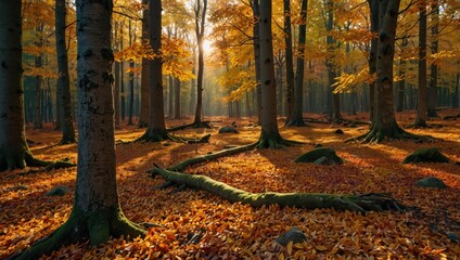 autumn in the forest