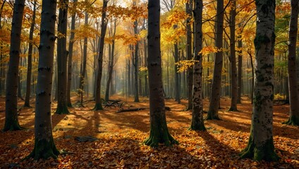 Obraz premium autumn in the forest