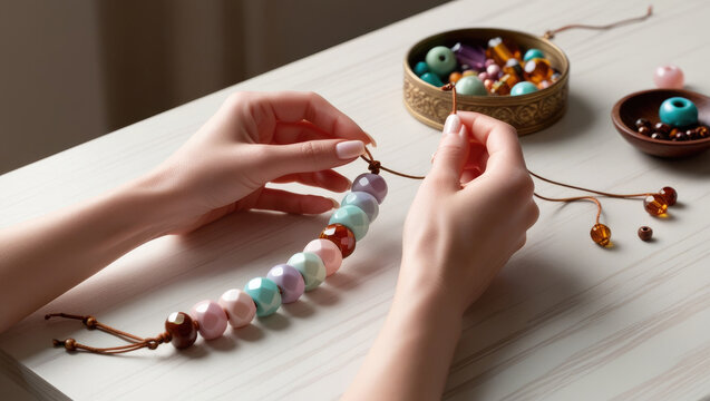 Crafting Beautiful and Colorful Beaded Jewelry Using Handmade Techniques for Everyone