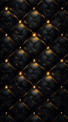 Fototapeta premium Gradient, Shapes, Waves, Black and Gold, Abstract Image, Texture, Pattern Background, Wallpaper, Cover and Screen for Smartphone, PC, Laptop, 9:16 and 16:9 Format