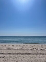 beach in the morning
