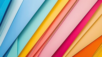 Fototapeta premium geometric paper texture colorful lines, beautiful phone background, abstract