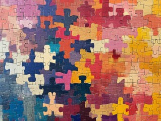 A mosaic of interconnected puzzle pieces, each representing a facet of personal data. The pieces fit together seamlessly, illustrating the harmonious transfer of information.