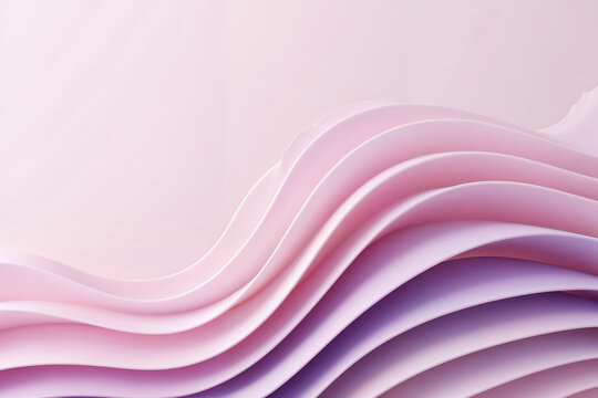 Abstract Wavy Pink Patterns