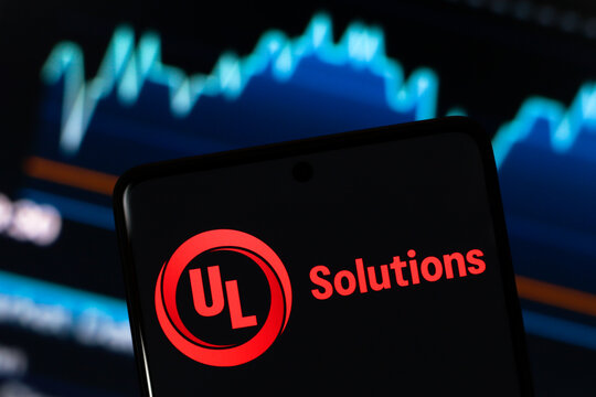 September 4, 2024, Paraguay. In this photo illustration, the UL Solutions (Underwriters Laboratories) logo is displayed on a smartphone screen.
