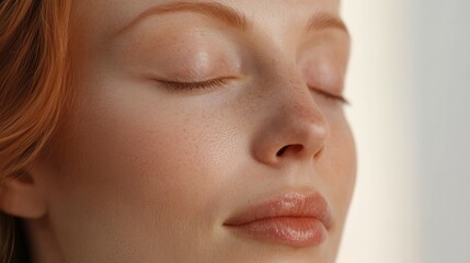 Obraz premium Portrait of a beautiful woman with Ideal Skin