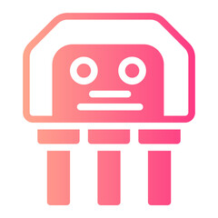 transistor gradient icon