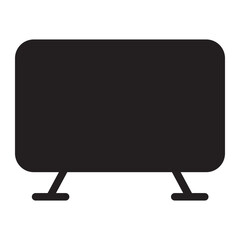 monitor screen glyph icon