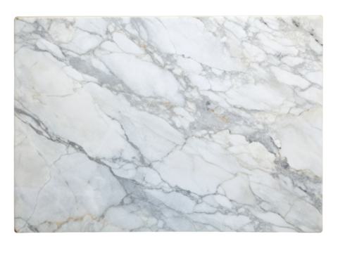 Gray and white marble texture with elegant veins flowing across the surface. This natural stone pattern is ideal for modern interior design and architectural. Isolated on transparent background, png.