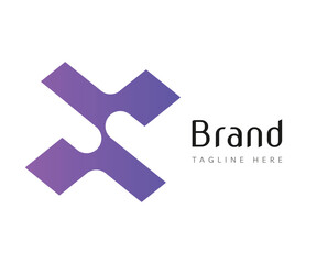 Letter X logo icon design template elements. Usable for Branding and Business Logos.
