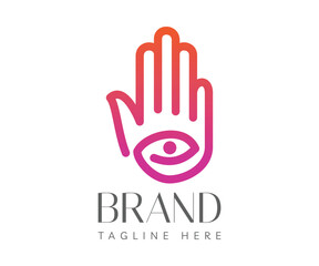 Hand logo icon design template elements. Usable for Branding and Business Logos.
