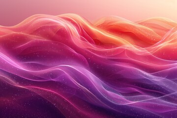Obraz premium Soft, flowing waves of color gradient with a subtle glittering texture