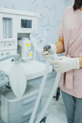 Medical equipment in the doctor's office. Devices for a medical institution.