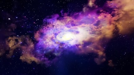 Moving nebulas space travel hyperlapse floating through galaxy stars planet universe cosmic travel outer space timelapse journey exploration nebula infinity colorful motion futuristic sci-fi explore