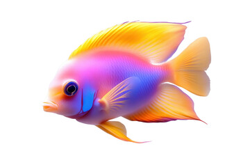 Vibrant and colorful fish with striking patterns, showcasing nature's beauty in aquatic life.