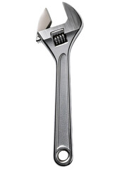 Adjustable wrench spanner isolated on transparent background