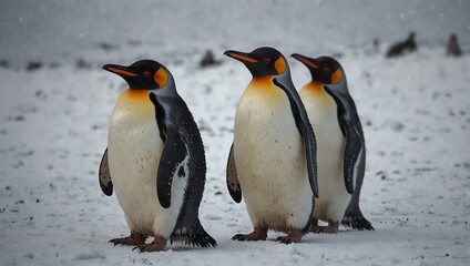 Fototapeta premium penguins on the rocks
