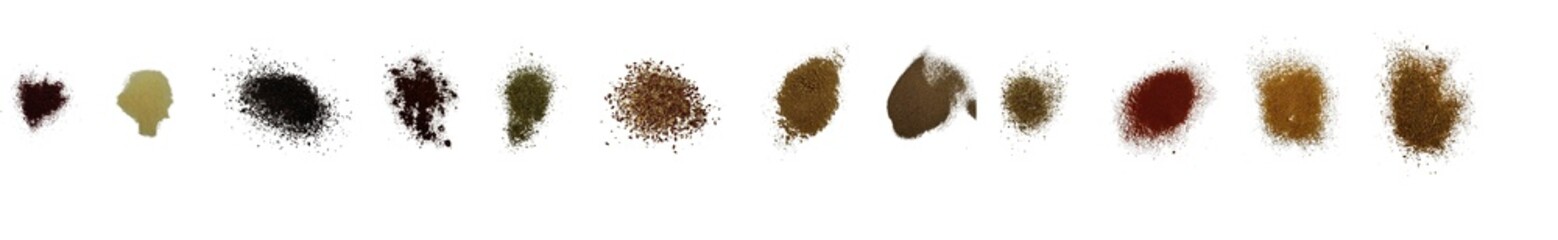 Macro shots of 12 different spices coming soon