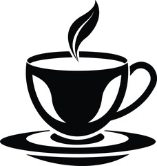 Classic Tea Cup Silhouette