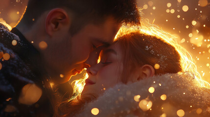 The warm embrace captures Love, Care, and the deep bond of trust and affection