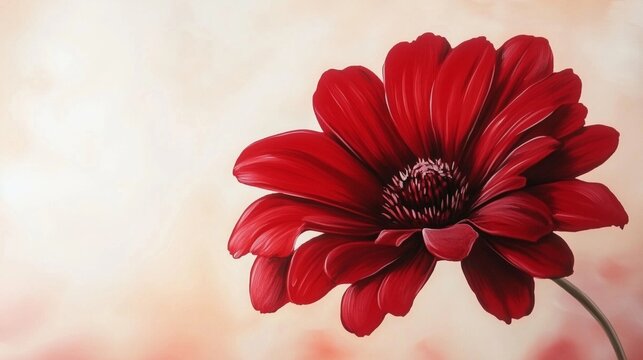 A Stunning Display of Nature in Vibrant Red Elegance