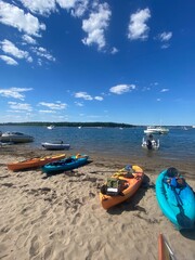Obraz premium Beach kayaking 
