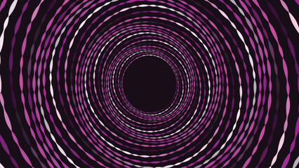 Abstract spiral vortex style round spinning big data cycle purple color combination creative background 