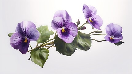 Violet small delicate and purple on a background color
