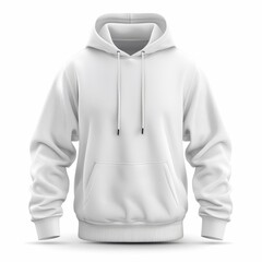 Hoodie with pockets, fashion element, detailed illustration, modern design, isolated on white background