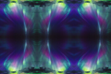 Enchanting Aurora Borealis Reflection: A Spectacular Display of Radiant Purples, Greens, and Blues Illuminating the Night Sky, Mirrored on Calm Waters, Capturing the Ethereal Beauty