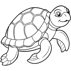 turtle coloring pages, sea turtle, land turtle, reptile coloring, animal coloring, kids coloring, printable coloring, turtle illustrations, black and white, cute turtles, cartoon turtles, outline