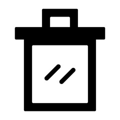 Recycle Bin Vector Icon Design