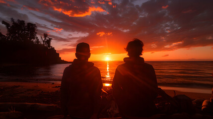 Dirk And Sunset Mission Maidens Cove.