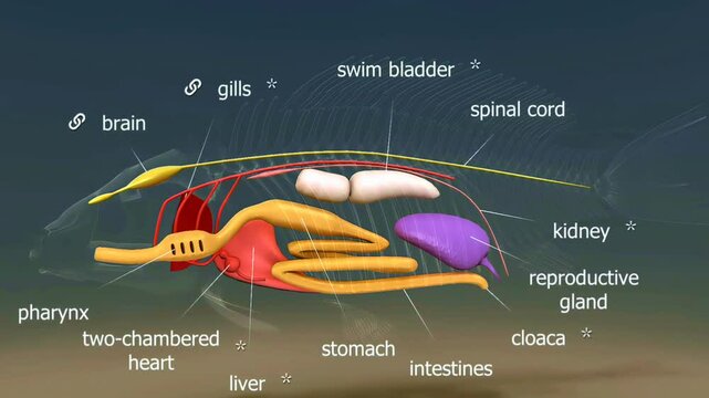  Internal organs of common carp