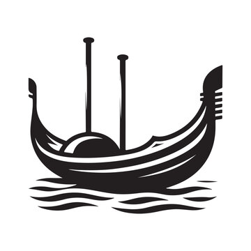 recommend clip art: Stunning Gondola Silhouettes in Vector Format – Perfect for Print & Web