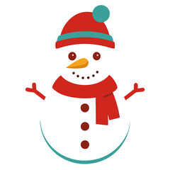 snowman with hat