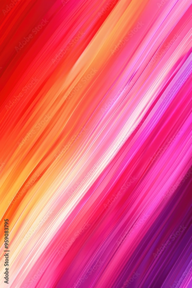 Poster abstract design featuring red and pink hues with white lines, suitable for use in graphic designs, p