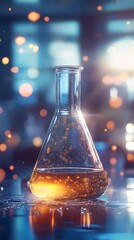 8K HD wallpaper displaying intricate blue chemical details, stock image